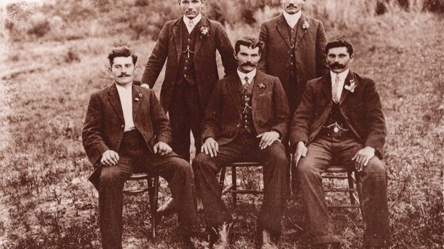 Old image of Babich brothers