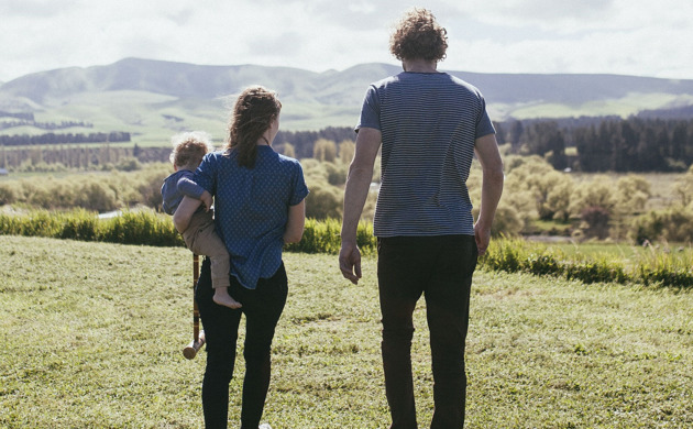 Pete and Alanna Chapman walking away from the camera